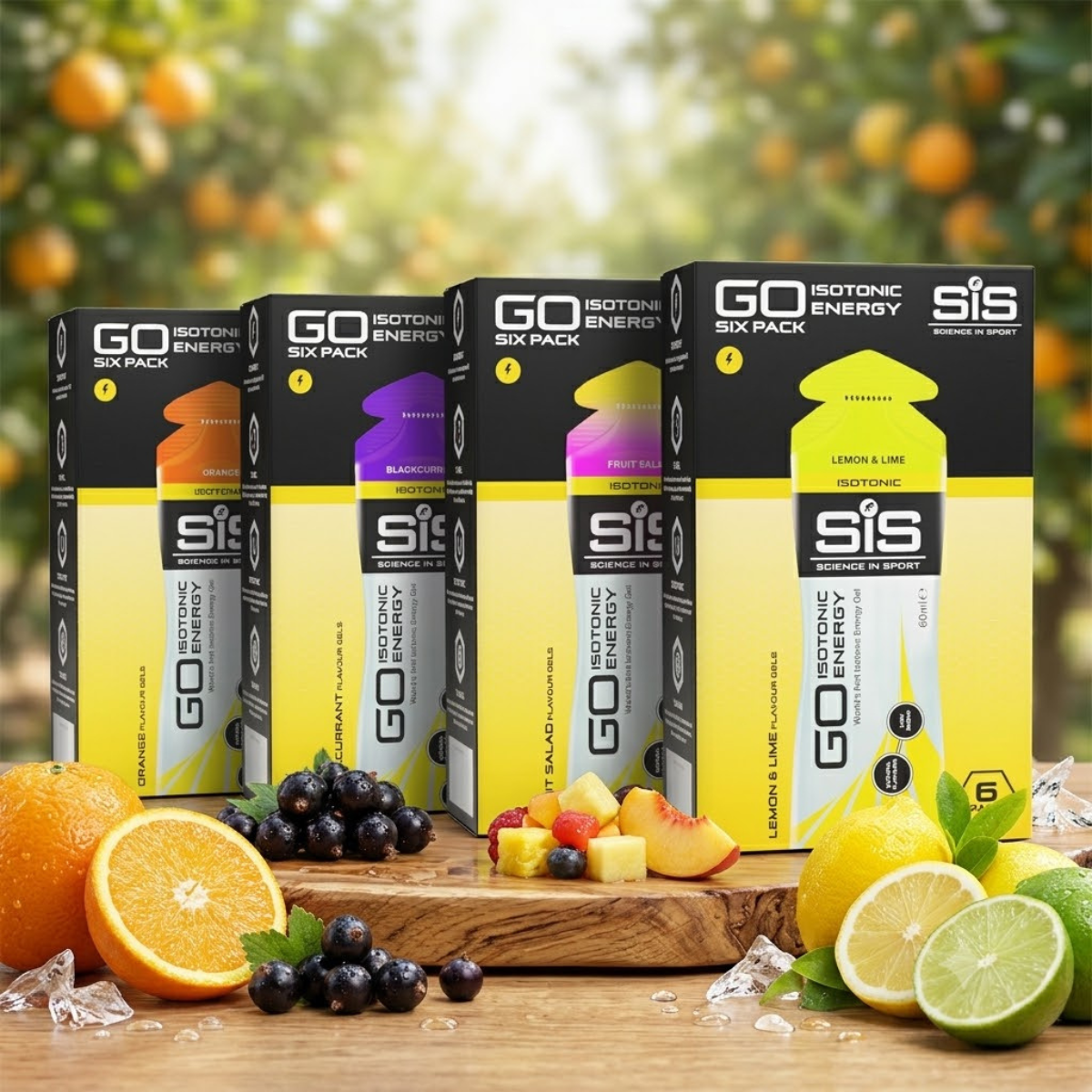 SIS Gel Go Isotonic Energy Variety Pack, 60ml x 6 x 4 packs