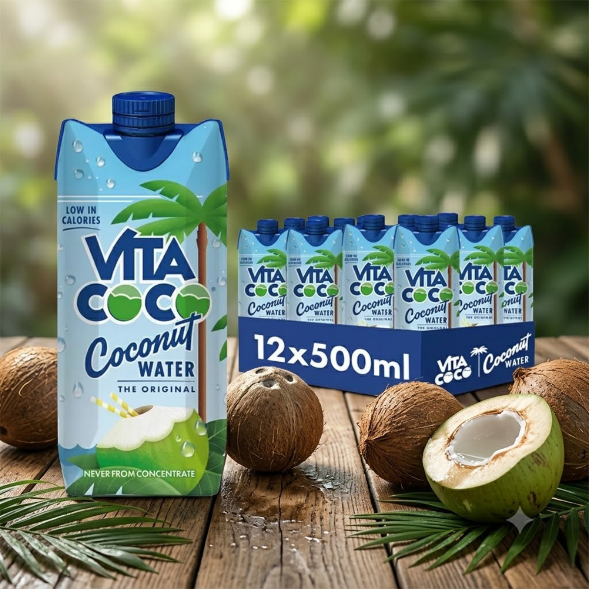 Vita Coco Coconut Water, 12 x 500ml