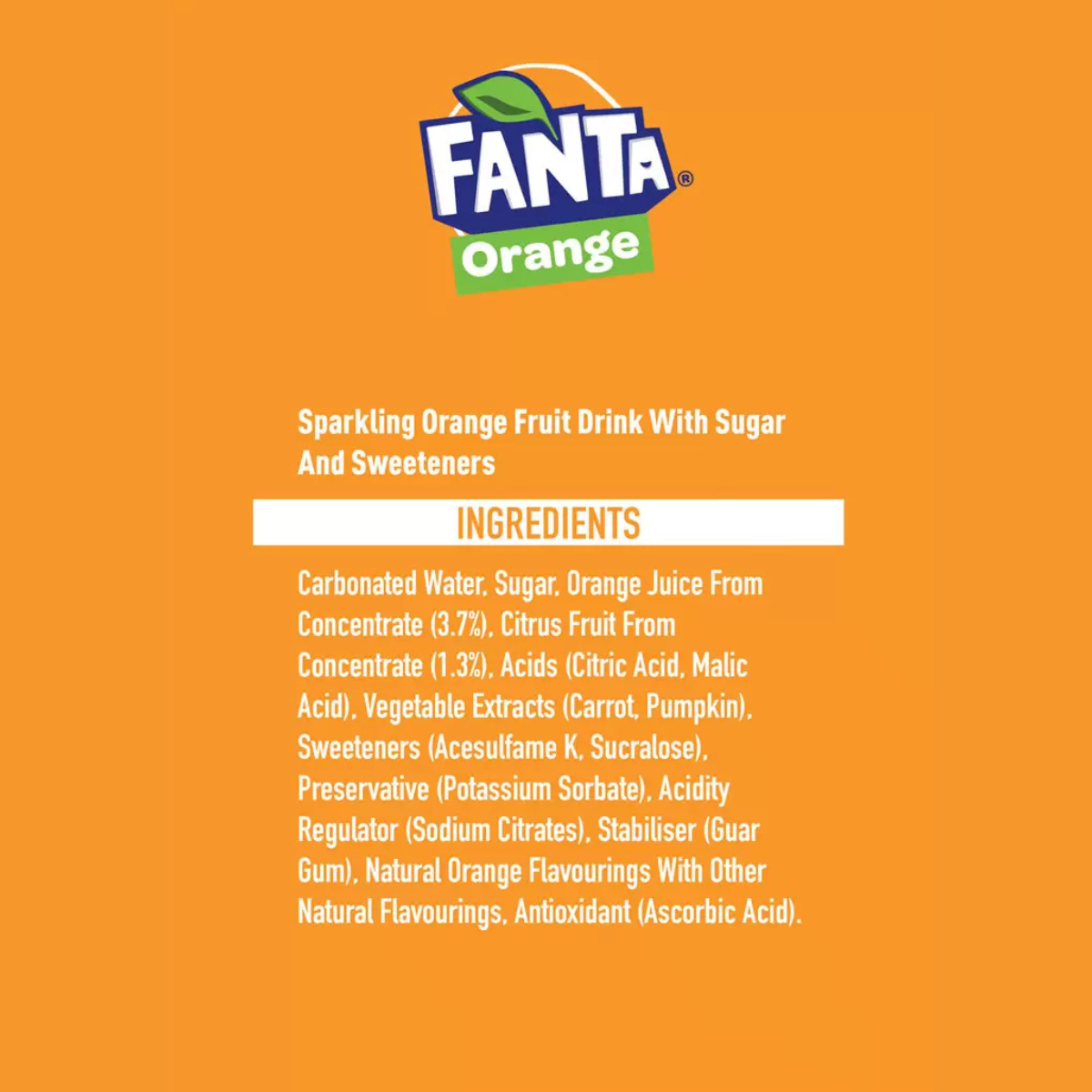 Fanta Orange, 24 x 330ml
