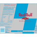 Red Bull Sugar Free,  24 x 250ml