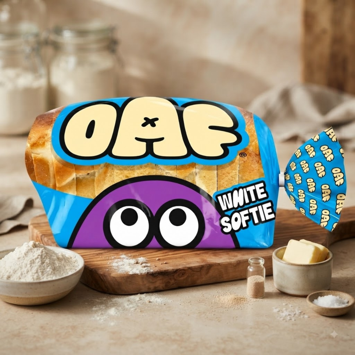 OAF Gluten Free sliced White Softie Loaf 400g