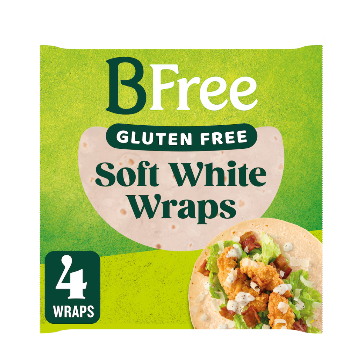 BFree Gluten Free Soft White Wraps 4 x 42g (168g)