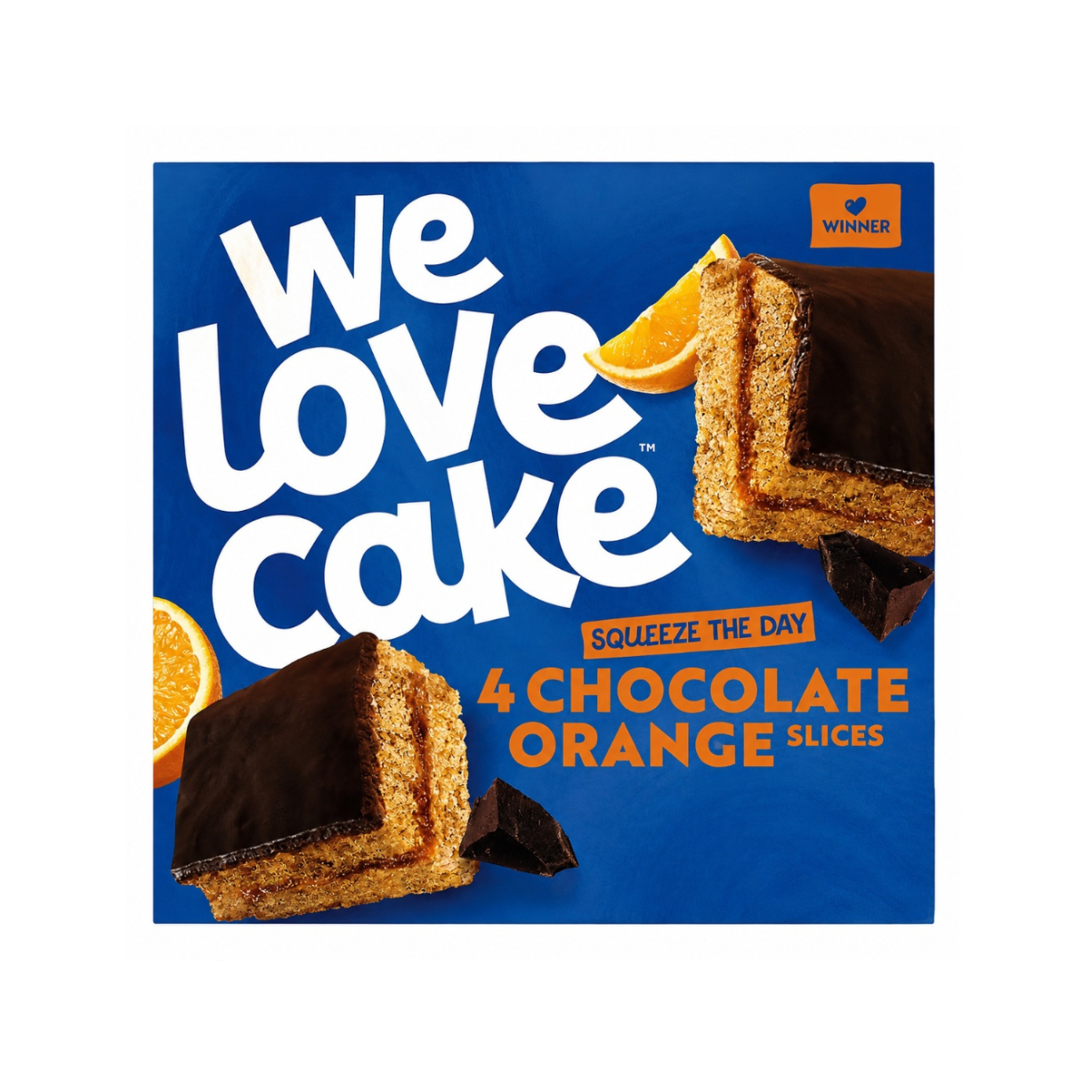 We Love Cake Free From Chocolate Orange Slices 4 pack 132g