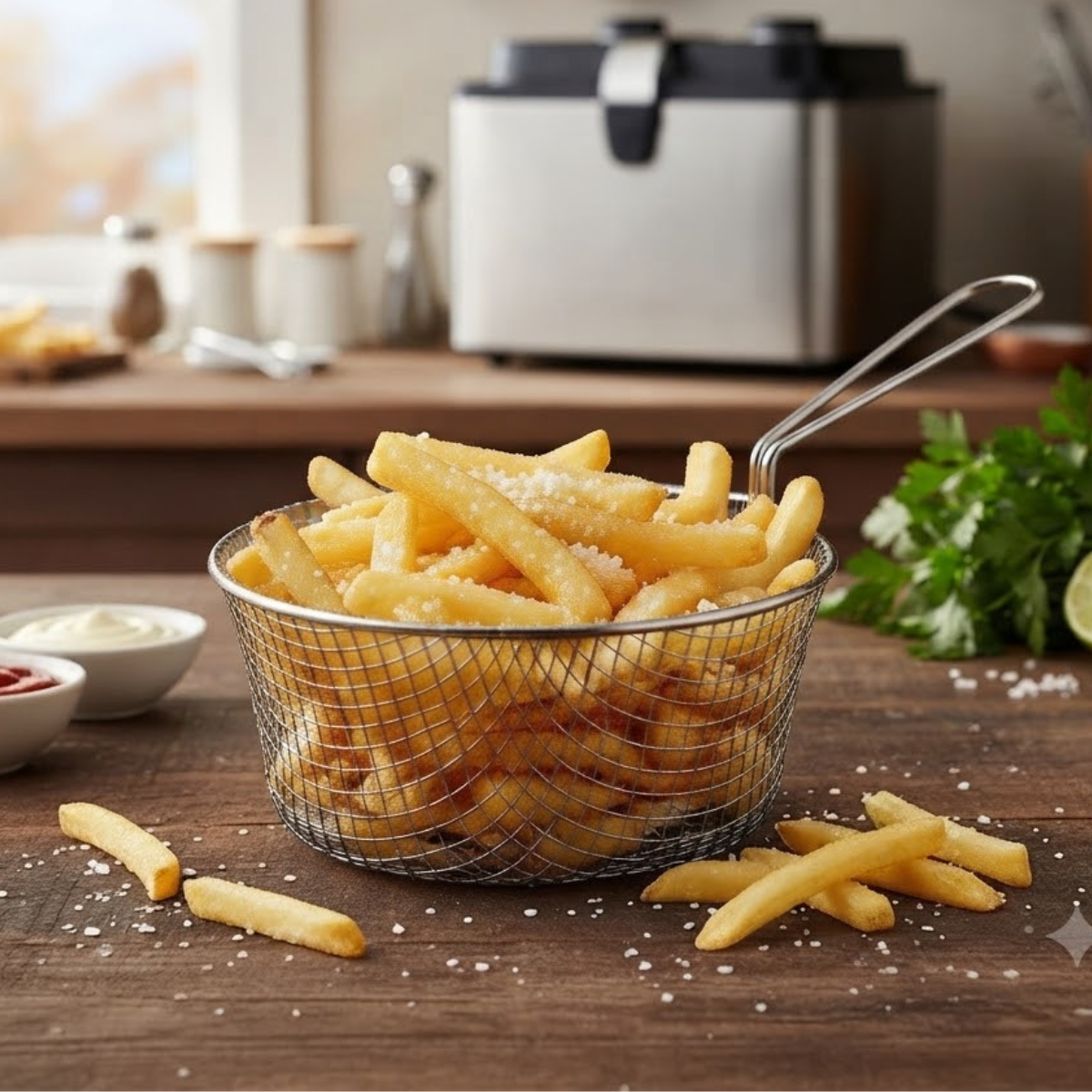 Hancock 8" Chip Basket CB8 – Frying Basket for Chips & Snacks