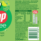 7Up Zero Barcoded Cans, 24 x 330ml, - Refreshing Lemon and Lime Soft Drink