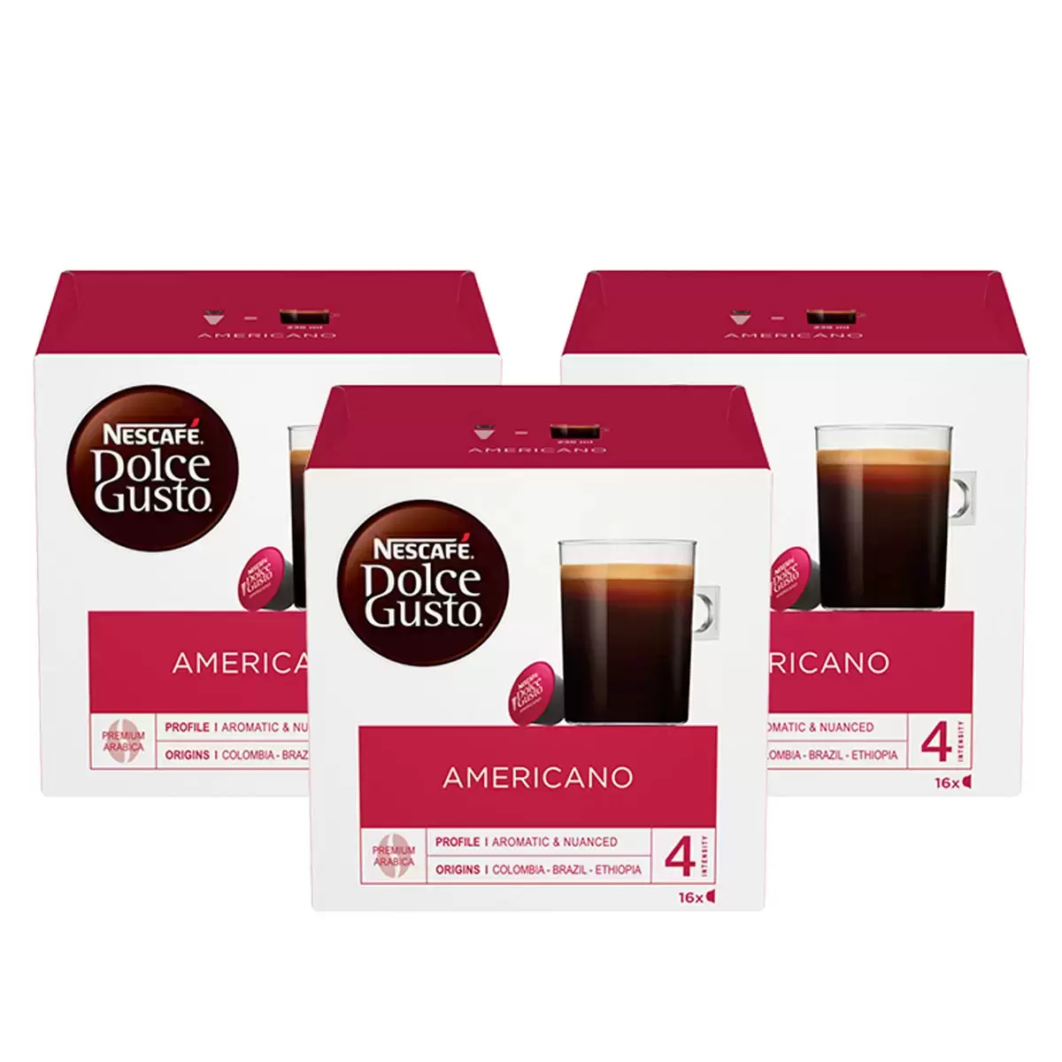 Nescafé Dolce Gusto Americano Coffee Pods, 48