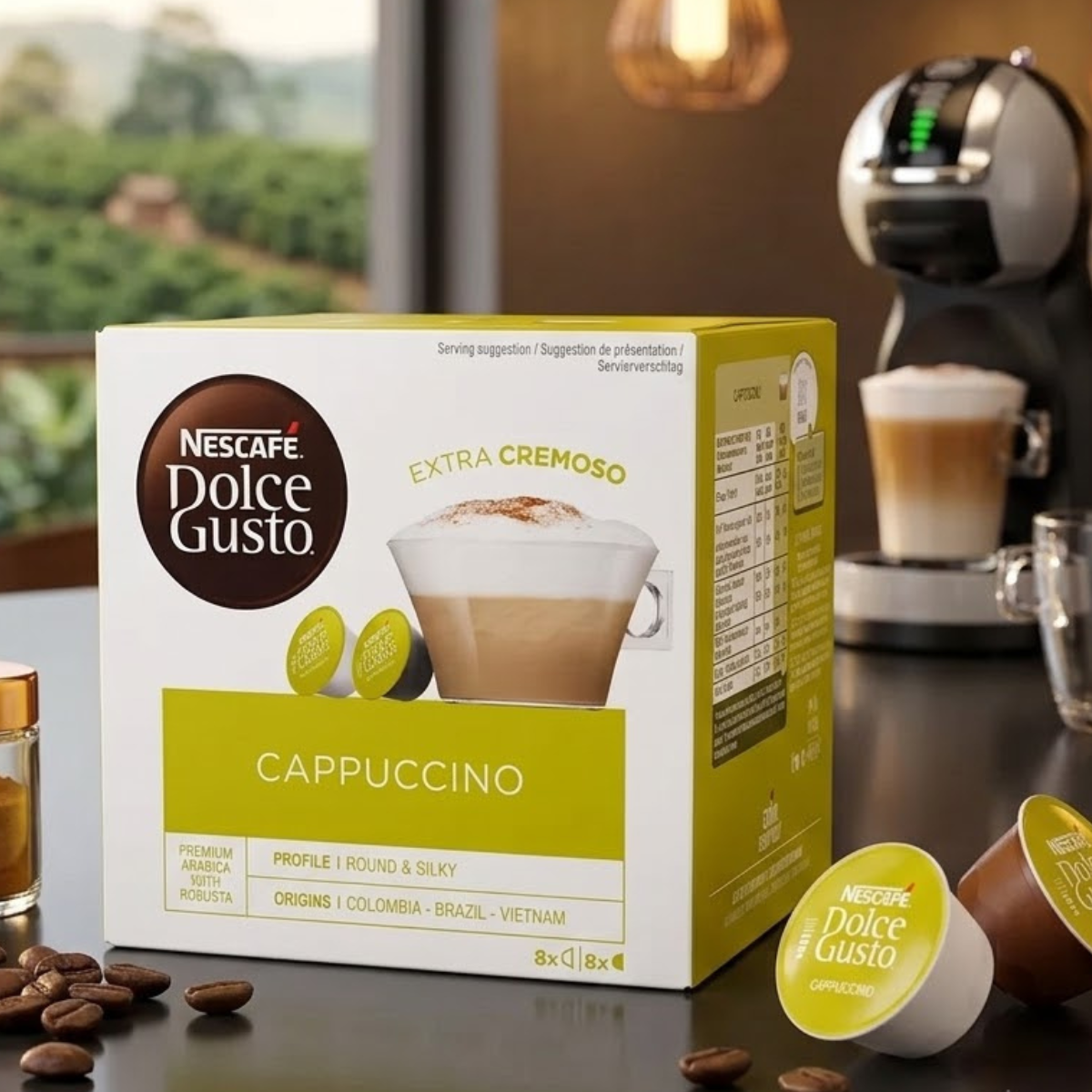 Nescafé Dolce Gusto Cappuccino Coffee Pods, 24 Servings