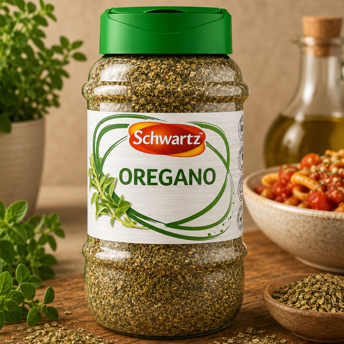 Schwartz Oregano 85g | Premium Dried Oregano | Aromatic Mediterranean Herb for Pizza, Pasta, Sauces & Everyday Cooking