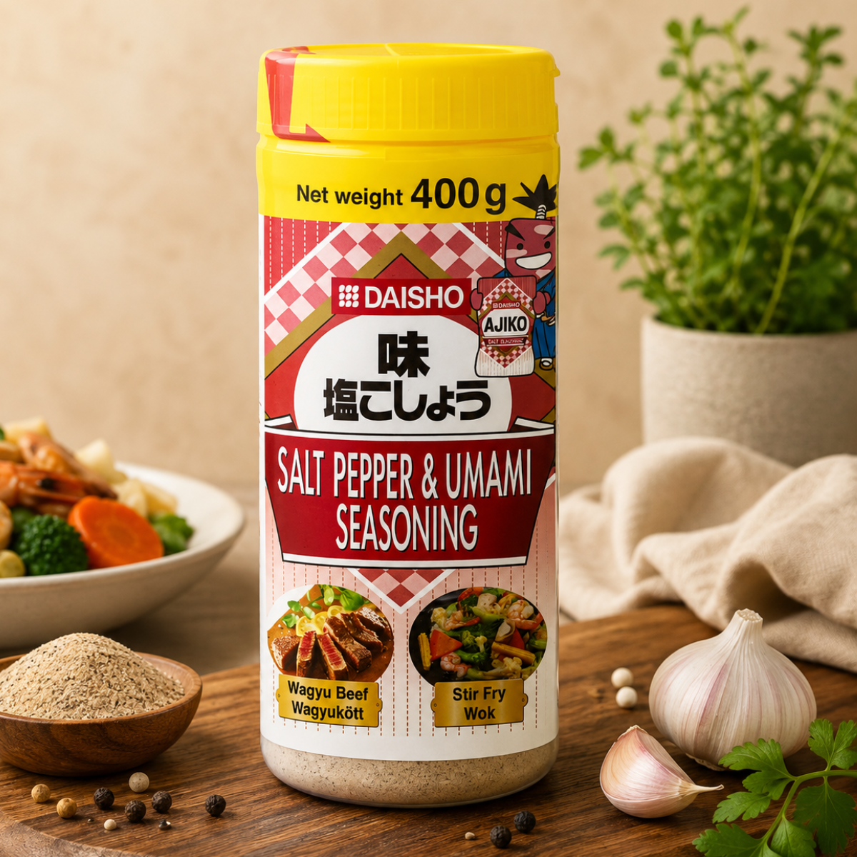 Daisho Salt & Pepper Umami Seasoning 400g | Japanese All-Purpose Seasoning Blend