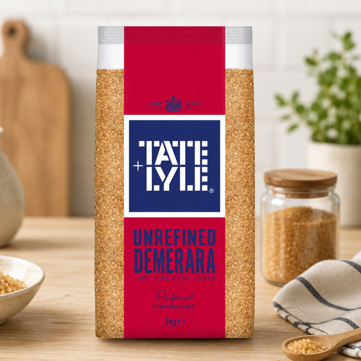 Tate & Lyle Demerara Pure Unrefined Cane Sugar, 3kg