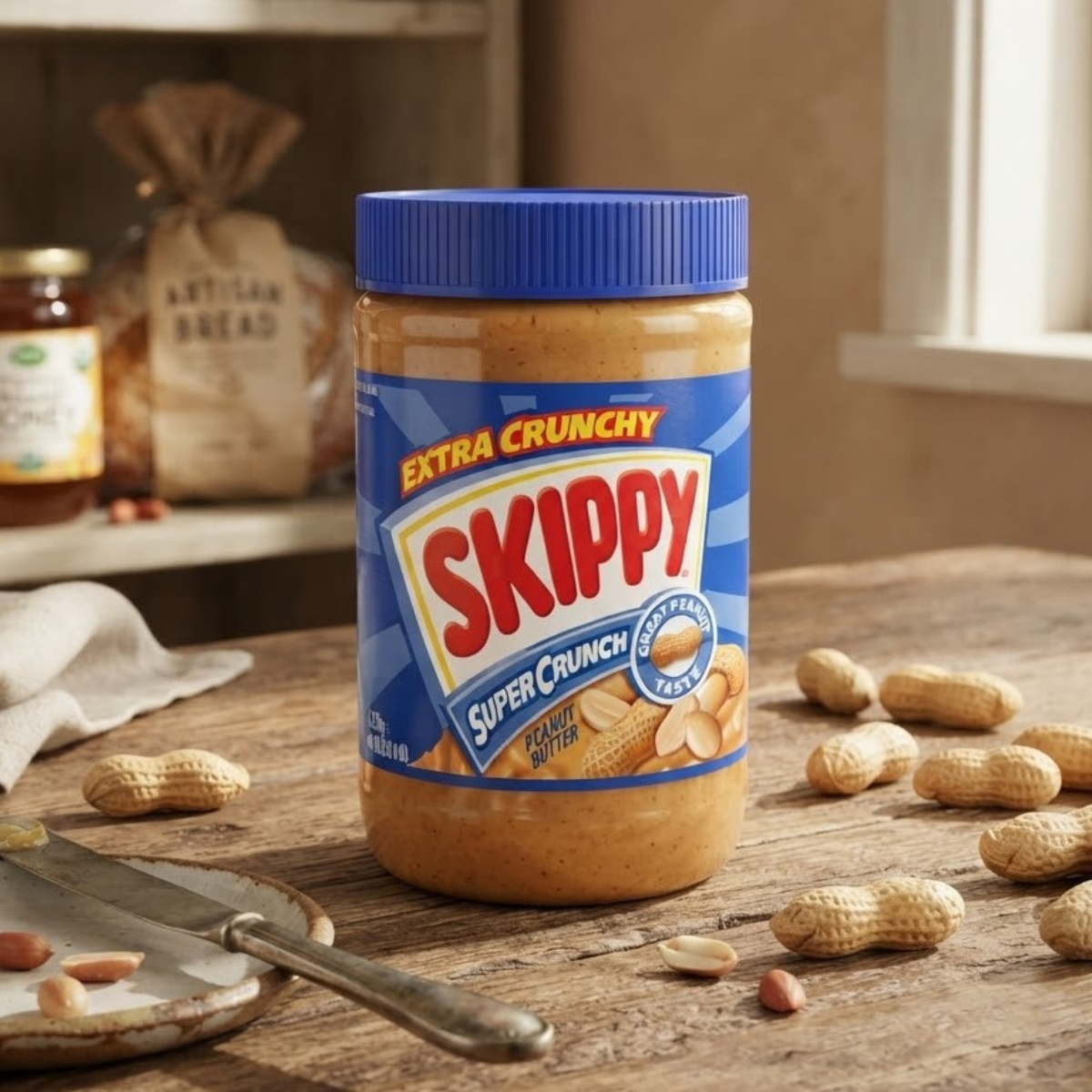 Skippy Extra Crunchy Super Crunch Peanut Butter, 1.13kg