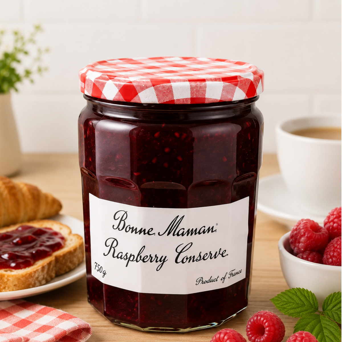 Bonne Maman Raspberry Conserve, 750g
