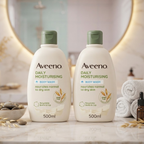 Aveeno Daily Moisturising Body Wash 2 x 500ml