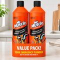 Mr Muscle Kitchen + Bathroom Drain Gel, 2 x 1L