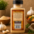 Kirkland Signature Granulated California Garlic 510g | Premium Granulated Garlic | Rich Savoury Seasoning | Ideal for Cooking, Marinades & Everyday Use