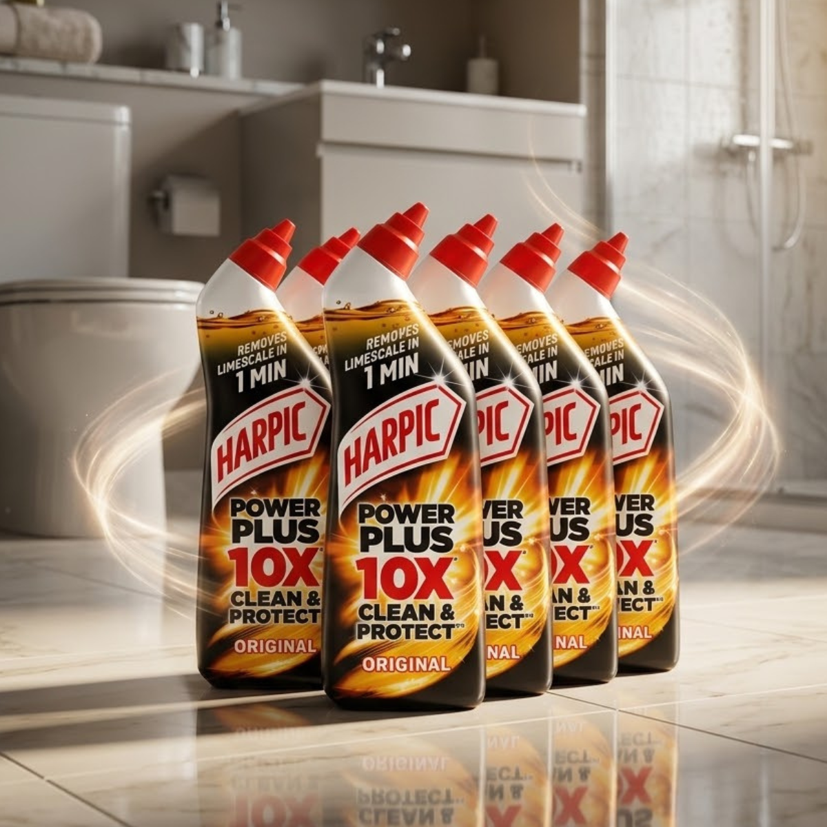 Harpic Power Plus, 6 x 750ml