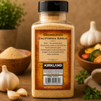 Kirkland Signature Granulated California Garlic 510g | Premium Granulated Garlic | Rich Savoury Seasoning | Ideal for Cooking, Marinades & Everyday Use