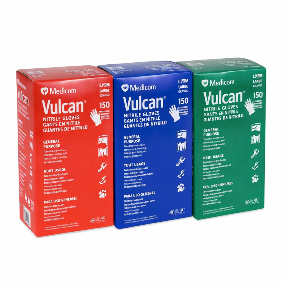 Medicom Vulcan Powder-Free Nitrile Disposable Glove