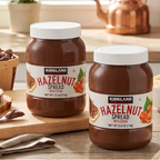 Kirkland Signature Hazelnut Spread 2 x 1kg | Smooth Chocolate Hazelnut Spread | Creamy & Rich | Ideal for Toast, Pancakes, Baking & Desserts