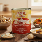 Top Water Chestnut Slices – Crisp Ready-to-Use Chestnuts