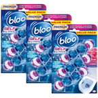 Bloo Self Active Toilet Rim Blocks, 3 x 3 Pack