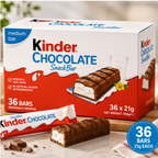 Kinder Chocolate Snackbar, 36 x 21g