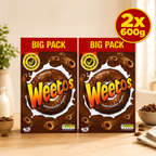 Weetos Chocolatey Hoops, 2 x 600g