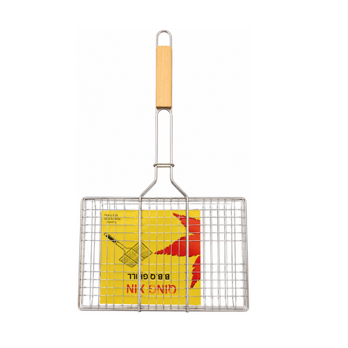BBQ Grill Basket CB-12A – Metal Grilling Basket for Meat & Vegetables