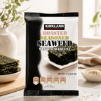 Kirkland Signature Roasted Seasoned Seaweed, 10 x 17g