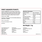 Basse Honey Habenero Peanuts, 1kg