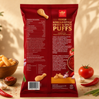 Premium Korean Style Sweet & Spicy Puffs, 300g