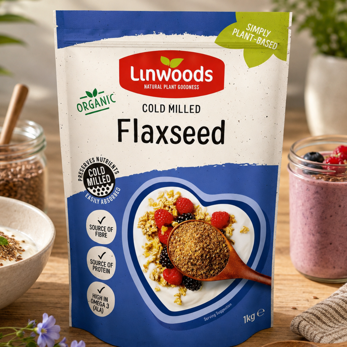 Linwoods Organic Flaxseed, 1kg