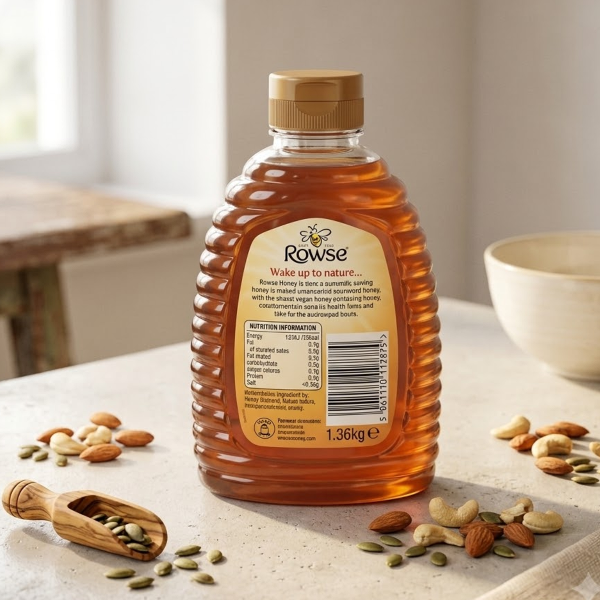 Rowse Clear Squeezy Honey, 1.36kg