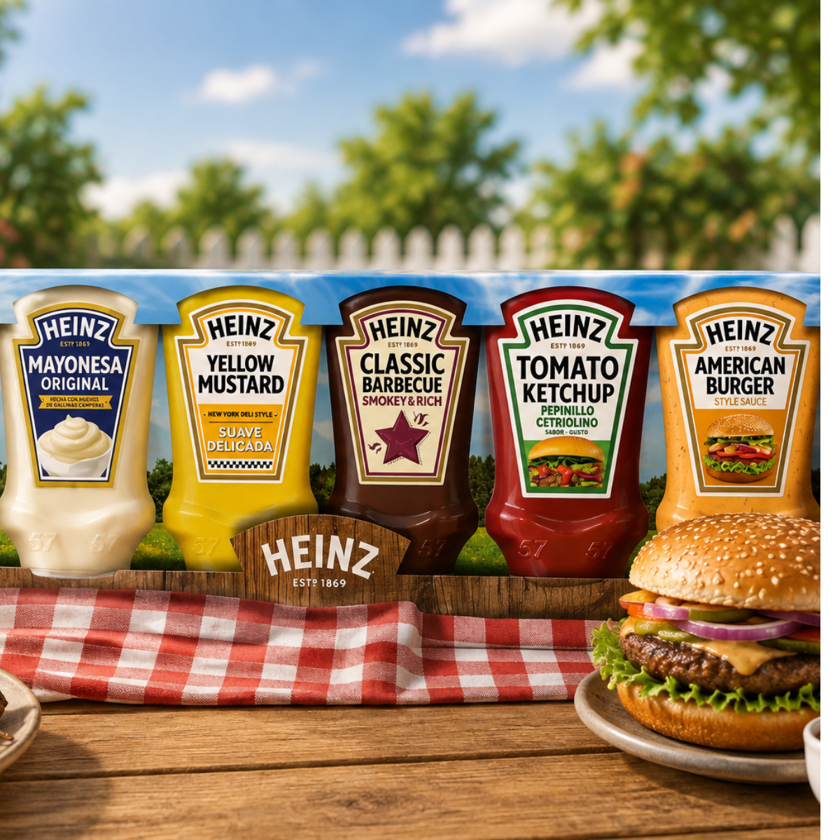 Heinz Picnic Selection Pack, 6x220ml