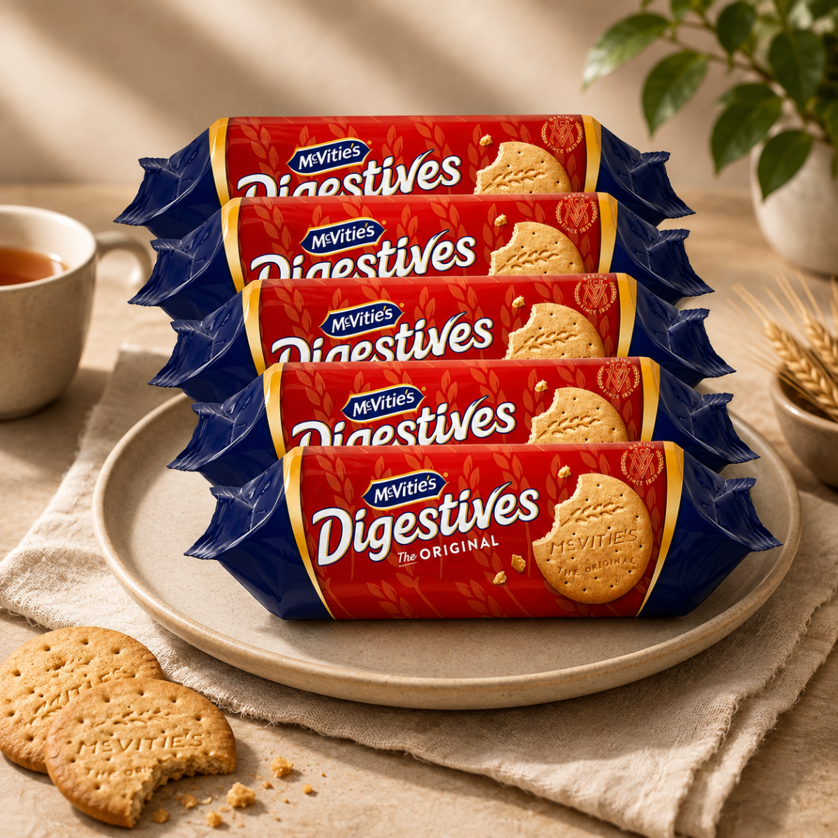McVities Original Digestives, 6 x 360g