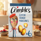 Mrs Crimble's Classic French Madeleines 180g (6 Pack) - Gluten Free Sponge Cakes
