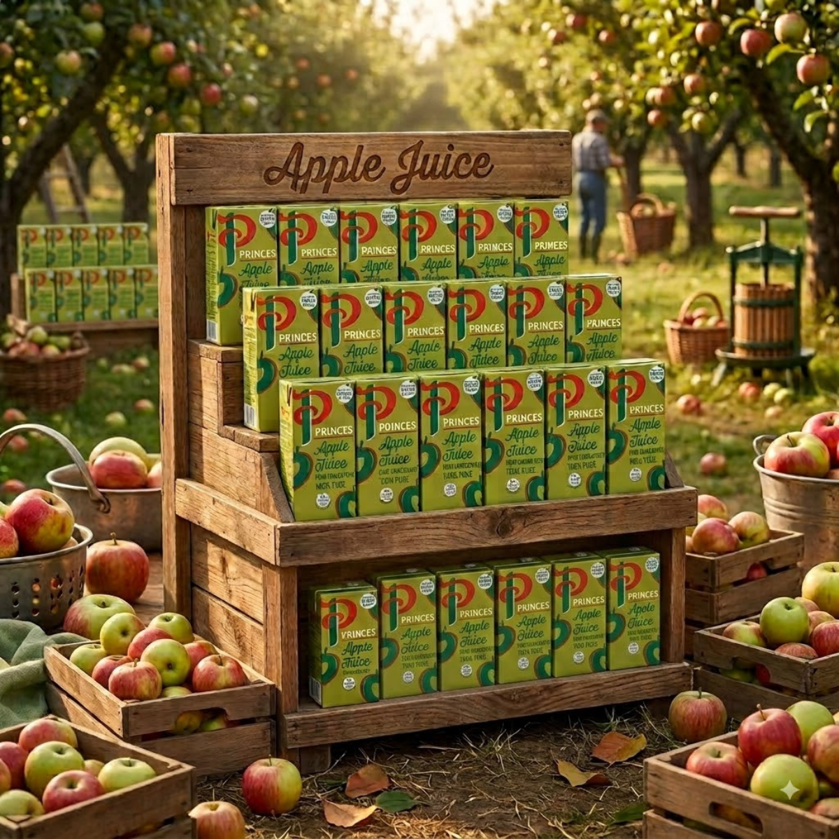 Princes Apple Juice, 24 x 200ml