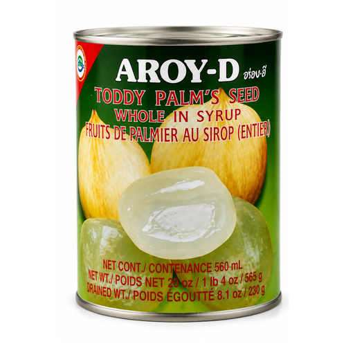 AROY-D Toddy Palm Seed Whole in Syrup 565G
