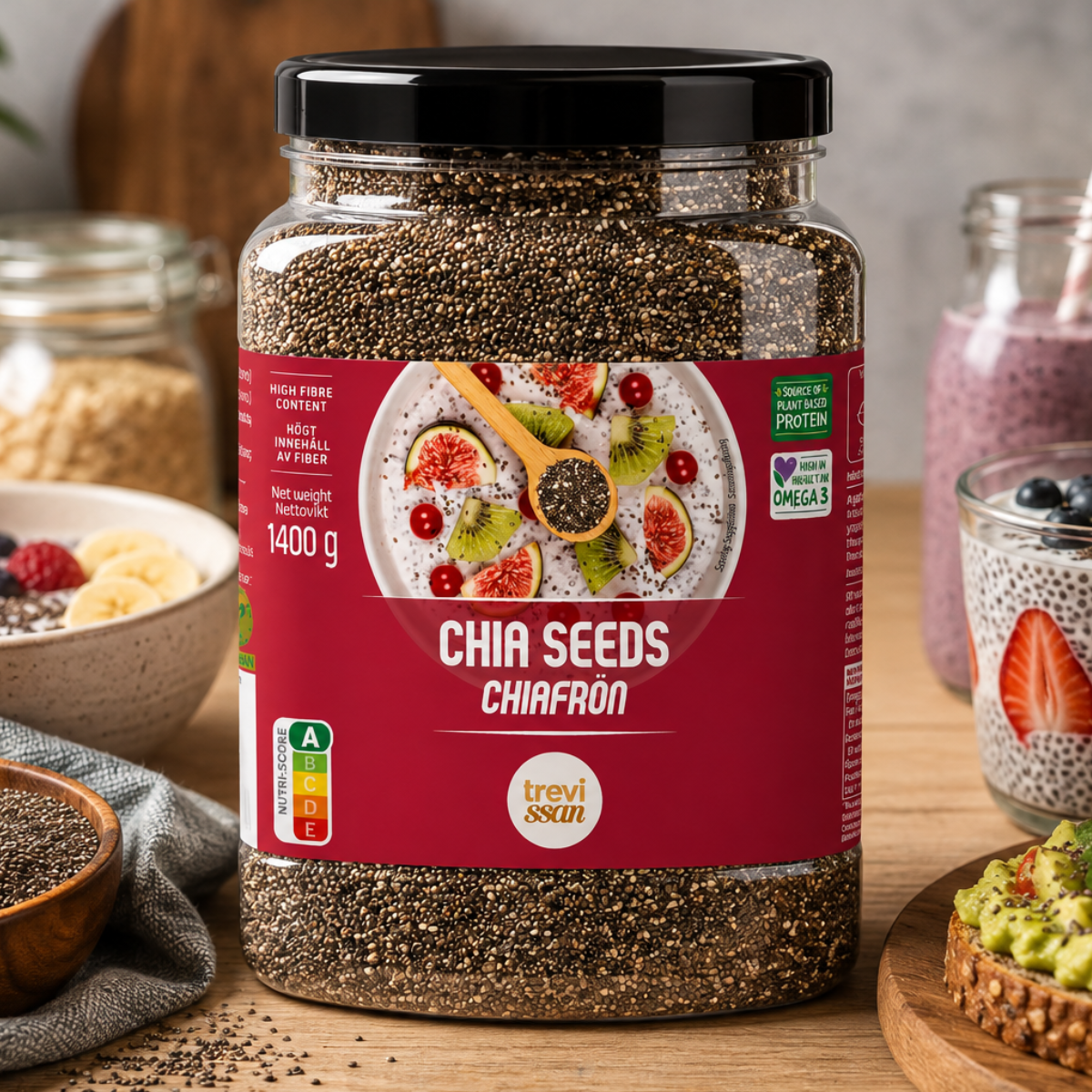 Trevissan Chia Seeds, 1.4kg