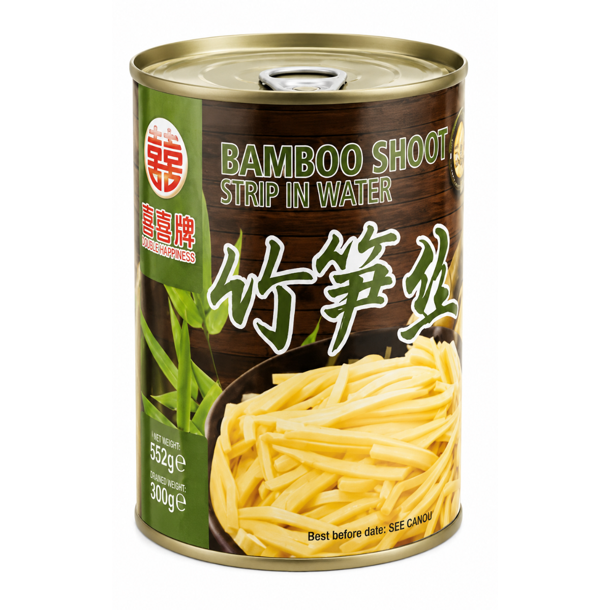 DOUBLE HAPPINESS Bamboo Shoot Strips – Tender Bamboo Strips for Stir Fry Recipes
