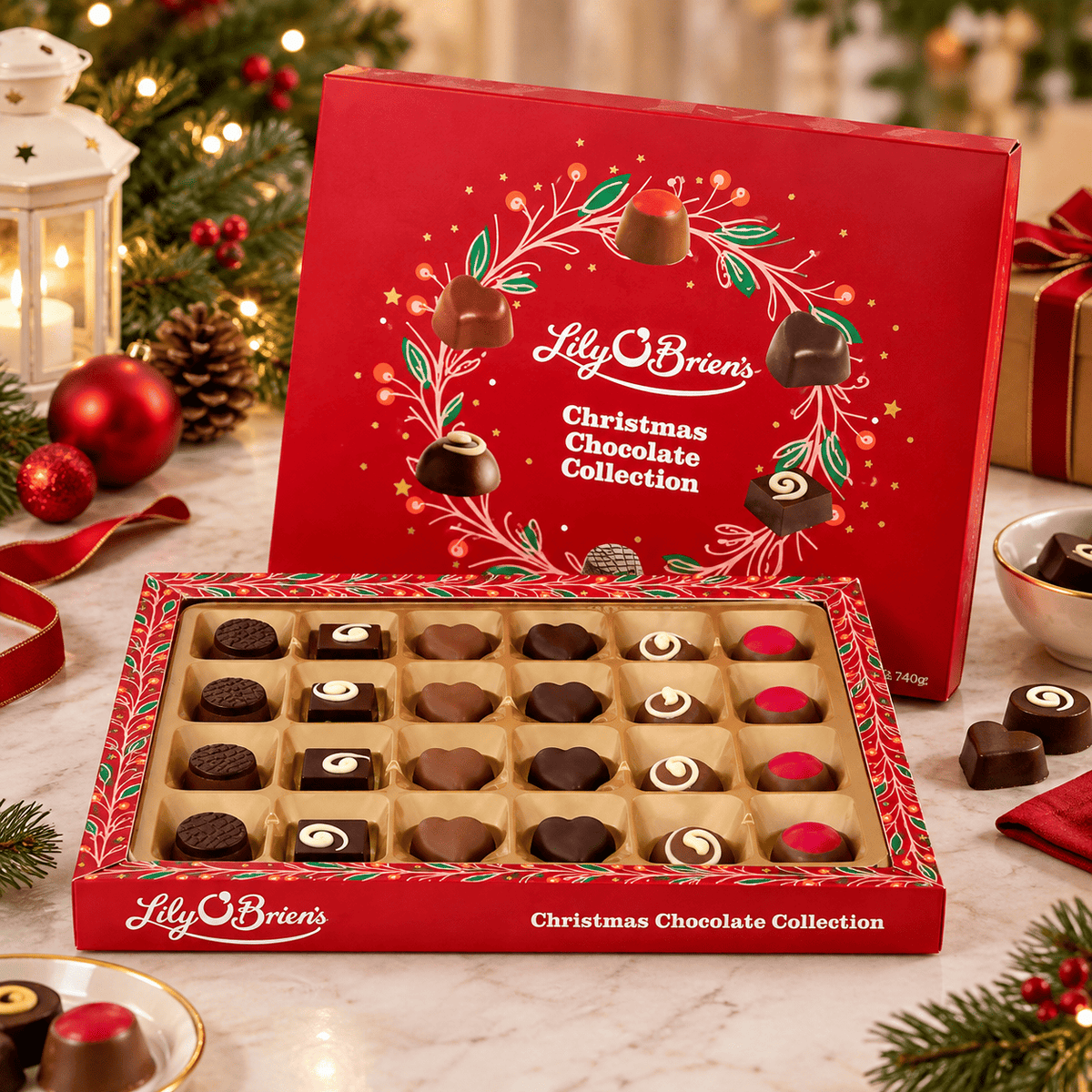 Lily O'Brien's Christmas Chocolate Collection 248g (Pack of 1)
