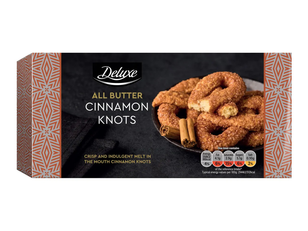 DELUXE All Butter Cinnamon Knots 150g (Pack of 1)