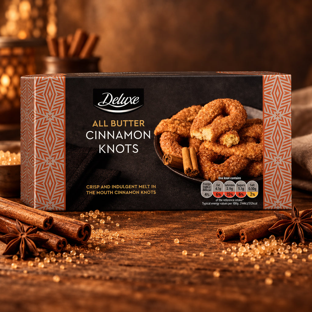 DELUXE All Butter Cinnamon Knots 150g (Pack of 1)