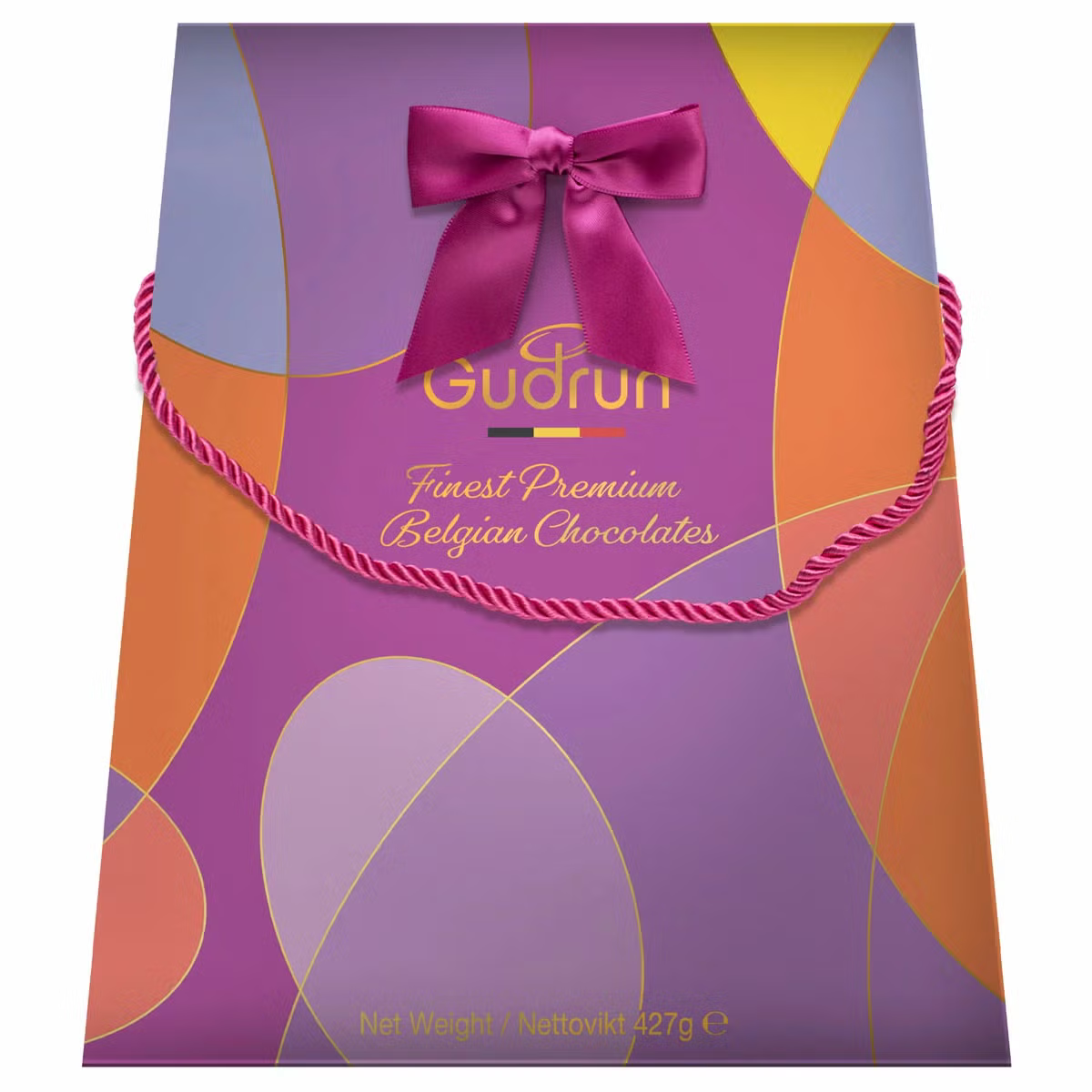 Gudrun Belgian Chocolates Bag, 427g in Purple