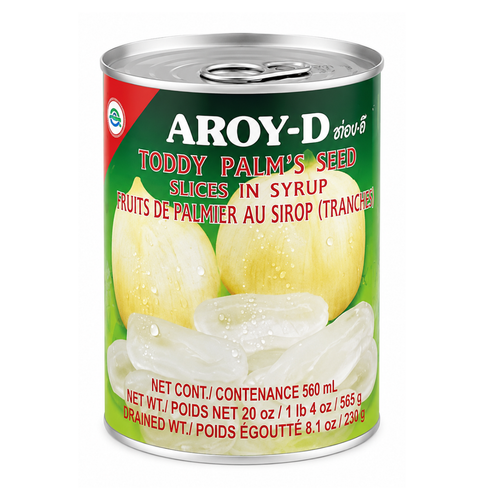 AROY-D Canned Toddy Palm Seed Slices 565G