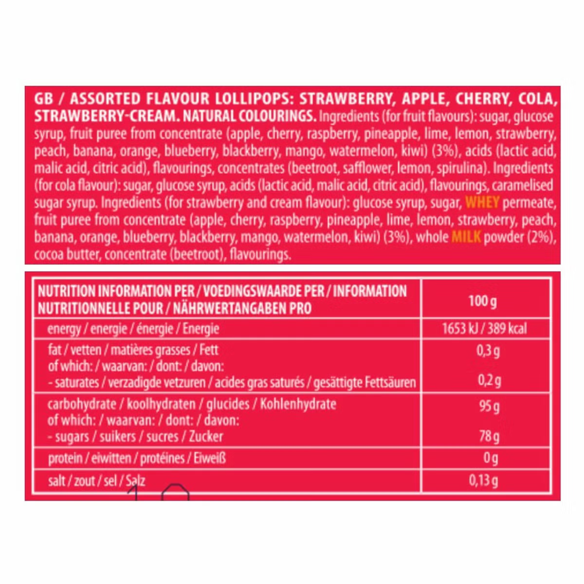 Chupa Chups, 1.44kg