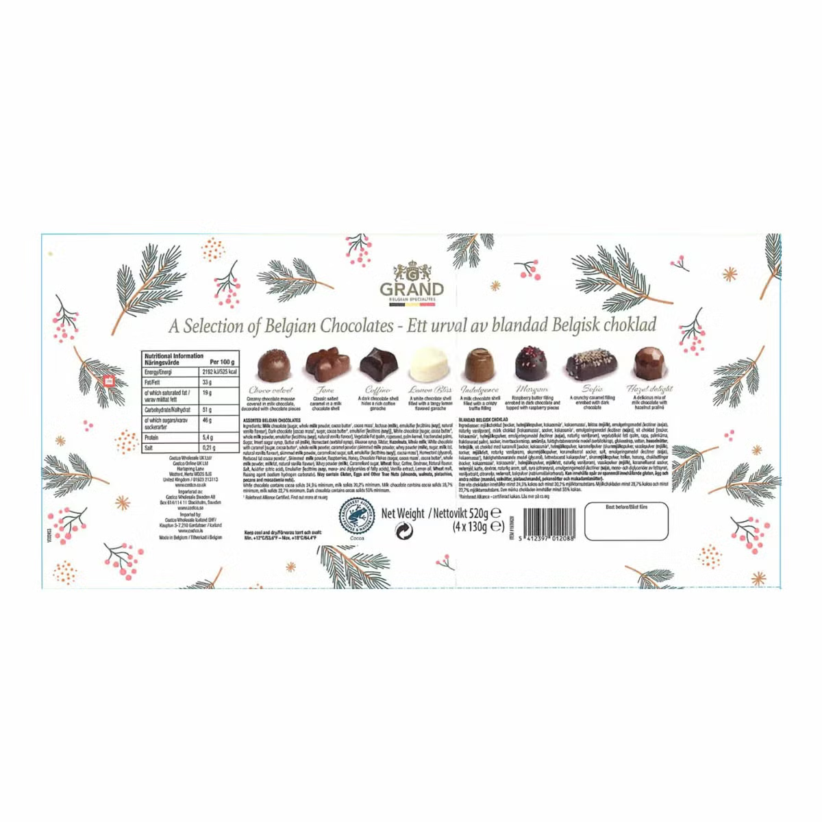 Gudrun Wrapped Ballotin 4 Pack, 516g