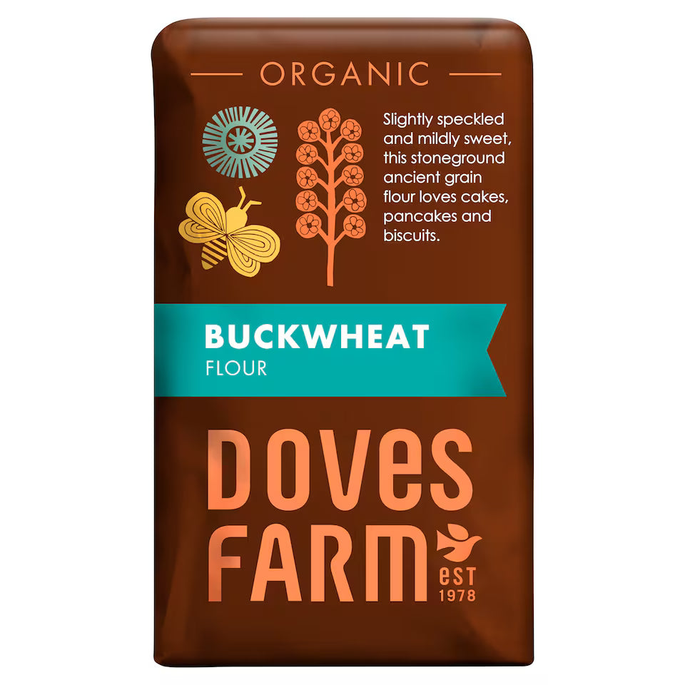 Doves Farm Organic Buckwheat Flour 1kg (Pack of 1)