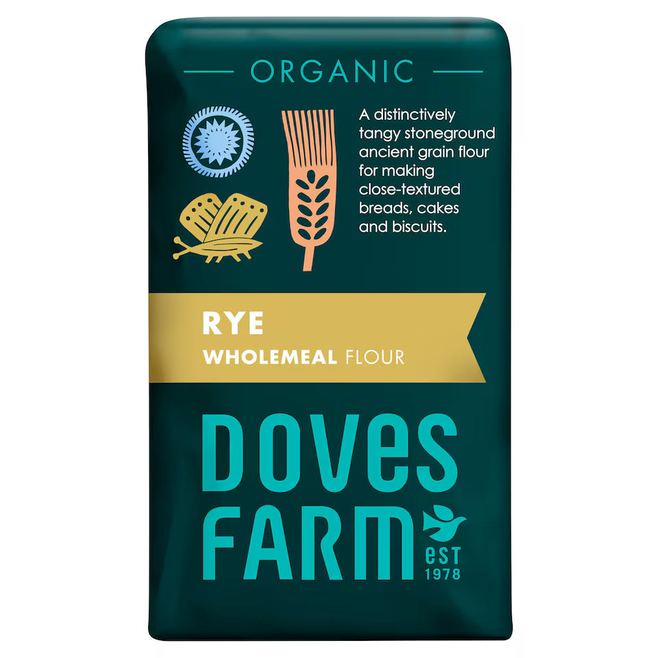Doves Farm Organic Rye Flour 1Kg (Pack of 1)