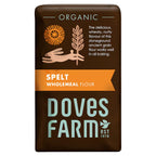 Doves Farm Organic Spelt Wholemeal Flour 1Kg (Pack of 1)